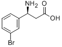 (S)-3-AMINO-3-(3-BROMO-PHENYL)-PROPIONIC ACID Structure