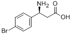 (S)-3-Amino-3-(4-bromophenyl)propionic acid Structure