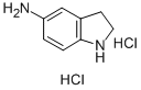 吲哚-5-胺二盐酸盐, 2759-14-0, 结构式