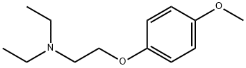 2-(4-methylphenoxy)triethylamine 化学構造式