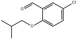 5-クロロ-2-イソブトキシベンズアルデヒド 化学構造式