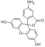 5(6)-氨基荧光素, 27599-63-9, 结构式