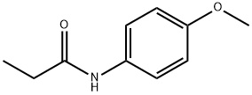 N-(4-METHOXYPHENYL)PROPIONAMIDE Struktur