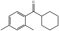 シクロヘキシル2,4-ジメチルフェニルケトン 化学構造式