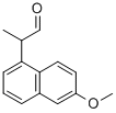 6-methoxy-alpha-methylnaphthalen-1-acetaldehyde ,27602-75-1,结构式