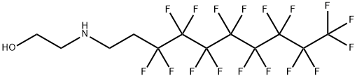 2-[(3,3,4,4,5,5,6,6,7,7,8,8,9,9,10,10,10-heptadecafluorodecyl)amino]ethanol Structure