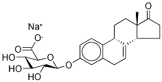 Equilin 3-O-β-D-Glucuronide Sodium Salt Structure