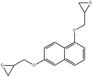 1,6-BIS(2,3-EPOXYPROPOXY)NAPHTHALENE Struktur