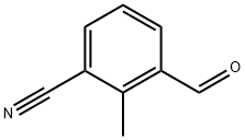 Benzonitrile, 3-formyl-2-methyl- (9CI) Struktur