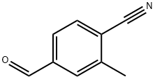 4-醛基-2-甲基-苯腈, 27613-35-0, 结构式