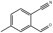 2-甲酰基-4-甲基苄腈, 27613-38-3, 结构式