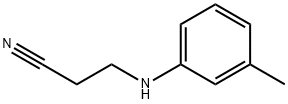 3-[(3-Methylphenyl)amino]propanenitrile Structure
