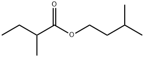 2-メチルブタン酸イソペンチル 化学構造式