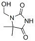 1-(HYDROXYMETHYL)-5,5-DIMETHYLHYDANTOIN 化学構造式