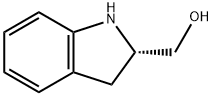 (S)-(+)-2-インドリンメタノール 化学構造式