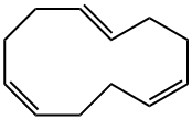 (1Z,5Z,9E)-1,5,9-シクロドデカトリエン 化学構造式