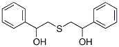 2-(2-HYDROXY-2-PHENYL-ETHYLSULFANYL)-1-PHENYL-ETHANOL 化学構造式