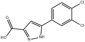 5-(3,4-DICHLOROPHENYL)-1H-PYRAZOLE-3-CARBOXYLIC ACID Structure