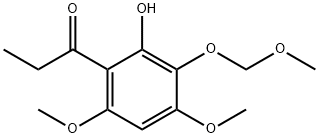1-[2-Hydroxy-4,6-diMethoxy-3-(MethoxyMethoxy)phenyl]-1-propanone Structure