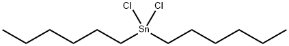 ジヘキシルジクロロスタンナン 化学構造式
