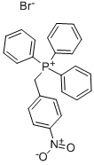 (4-ニトロベンジル)トリフェニルホスホニウム ブロミド 化学構造式