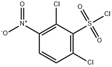 2,6-dichloro-3-nitrobenzene-1-sulfonyl chloride Structure