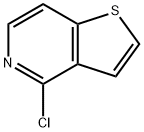 4-クロロチエノ[3,2-C]ピリジン 化学構造式