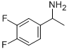 1-(3,4-二氟苯基)乙胺, 276875-21-9, 结构式