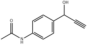 Acetamide,  N-[4-(1-hydroxy-2-propynyl)phenyl]-  (9CI) Struktur