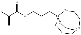 METHACRYLOXYPROPYLSILATRANE 化学構造式
