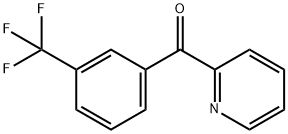 吡啶-2-基(3-(三氟甲基)苯基)甲酮 结构式