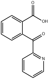 2-(pyridine-2-carbonyl)benzoic acid 结构式