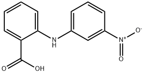 N-(3-Nitrophenyl)anthanilic acid Structure
