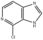4-クロロ-3H-イミダゾ[4,5-C]ピリジン 化学構造式