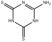 6-アミノ-1,3,5-トリアジン-2,4(1H,3H)-ジチオン 化学構造式