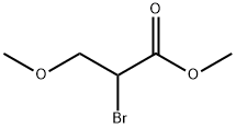 2-ブロモ-3-メトキシプロピオン酸メチル 化学構造式