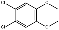 4,5-ジクロロベラトロール 化学構造式