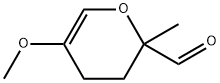 2H-Pyran-2-carboxaldehyde, 3,4-dihydro-5-methoxy-2-methyl- (9CI) Structure