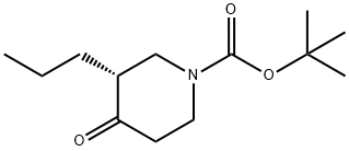 1-BOC-3-PROPYL-PIPERIDIN-4-ONE Structure
