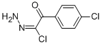 Benzeneethanehydrazonoyl chloride, 4-chloro-alpha-oxo- (9CI) Structure