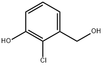 Benzenemethanol,  2-chloro-3-hydroxy- Struktur