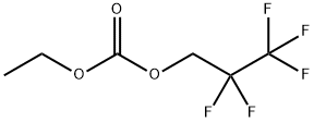 炭酸エチル2,2,3,3,3-ペンタフルオロプロピル 化学構造式