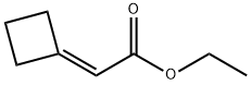 ACETIC ACID, 2-CYCLOBUTYLIDENE-, ETHYL ESTER Struktur