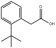 (2-tert-butylphenyl)acetic acid Structure