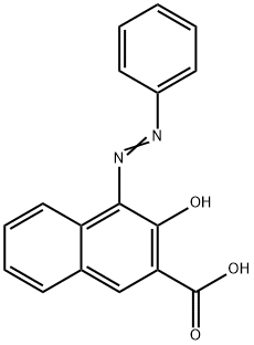 3-hydroxy-4-(phenylazo)-2-naphthoic acid  Struktur