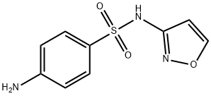 4-アミノ-N-(イソオキサゾール-3-イル)ベンゼンスルホンアミド 化学構造式
