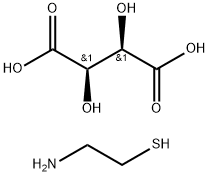 半胱胺酒石酸盐, 27761-19-9, 结构式