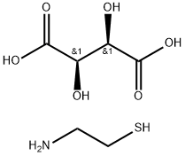 Cysteamine bitartrate Struktur