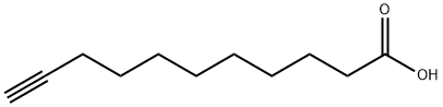 10-ウンデシン酸 化学構造式
