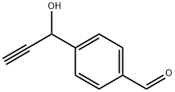 Benzaldehyde, 4-(1-hydroxy-2-propynyl)- (9CI) Struktur